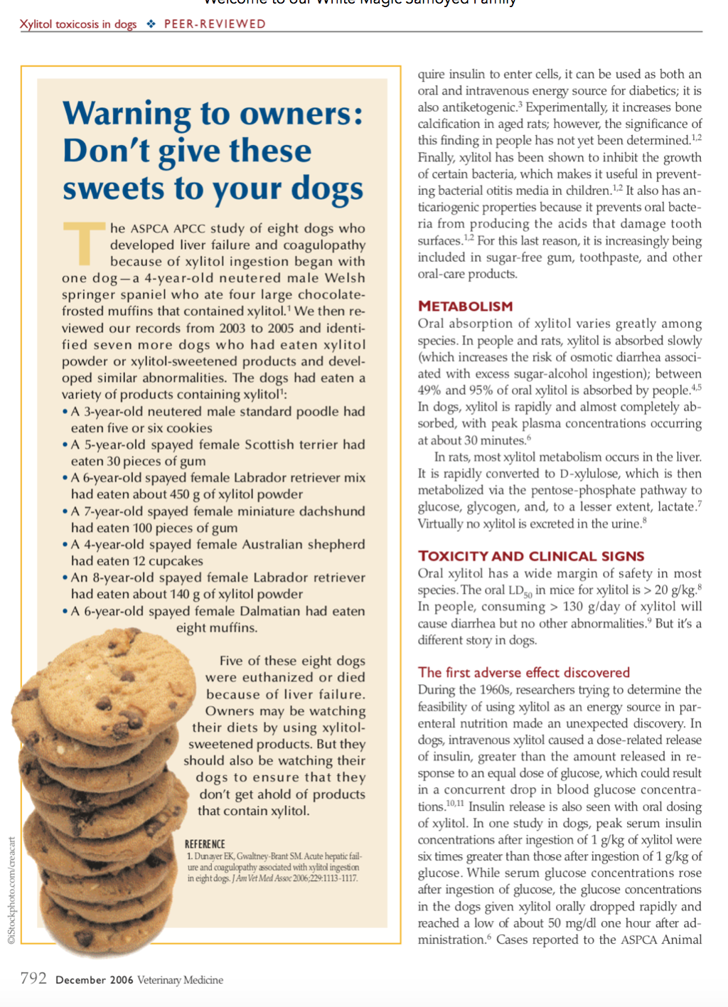 New findings Effects of XYLITOL Ingestion I Love My New White Magic